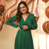 Holly Green Long Dress